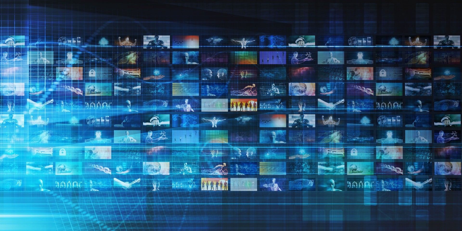 Video Screens Abstract